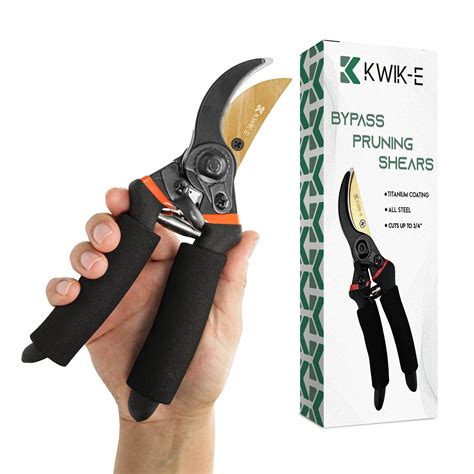 Bypass Pruning Shears, Pruning Shears for Gardening, Garden Scissors with Anti-Slip Grips and ...