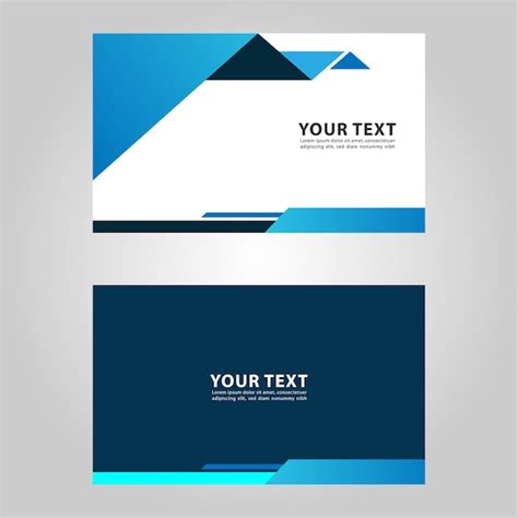 Premium Vector Modern Business Card Background Vector