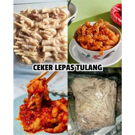 Jual Ceker Ayam Tanpa Tulang 500gr Dan 1kg Ceker Tatul Frozen