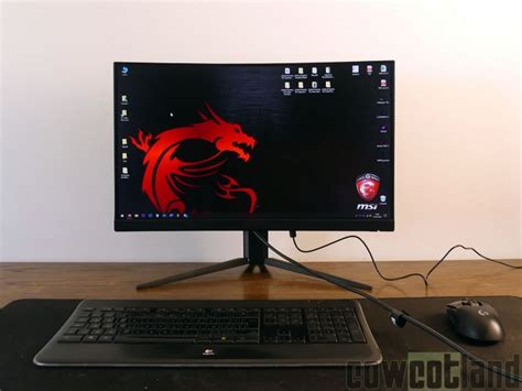 Test écran Gamer Msi G24c4 24 Pouces Curved Fhd Et 144 Hz à