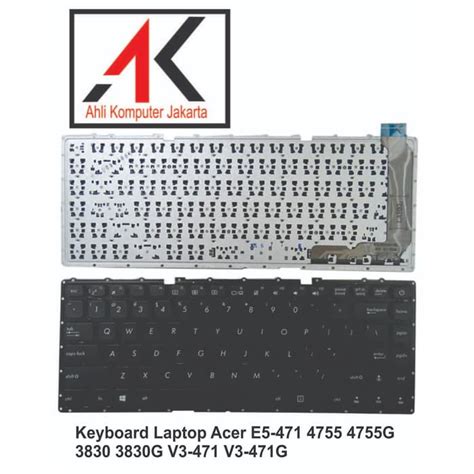 Jual Keyboard Laptop Acer E5 471 4755 4755g 3830 3830g V3 471 V3 471g