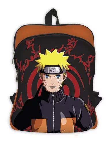 Mochila Infantil Escolar Volta As Aulas Anime Naruto Uzumaki