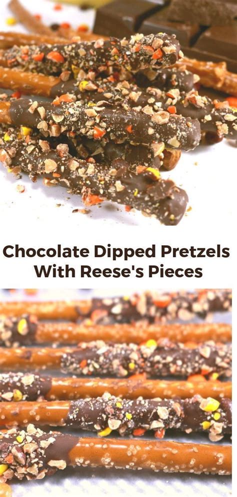 Reeses Chocolate Covered Pretzel Rods • The Three Snackateers Peanut