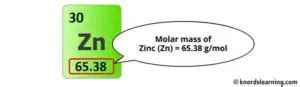 Znso Zinc Sulfate Molar Mass With Calculations