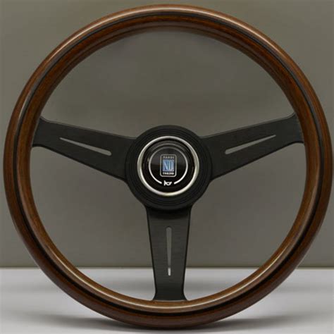 Nardi Classic Wood Steering Wheel Mm With Black Spokes