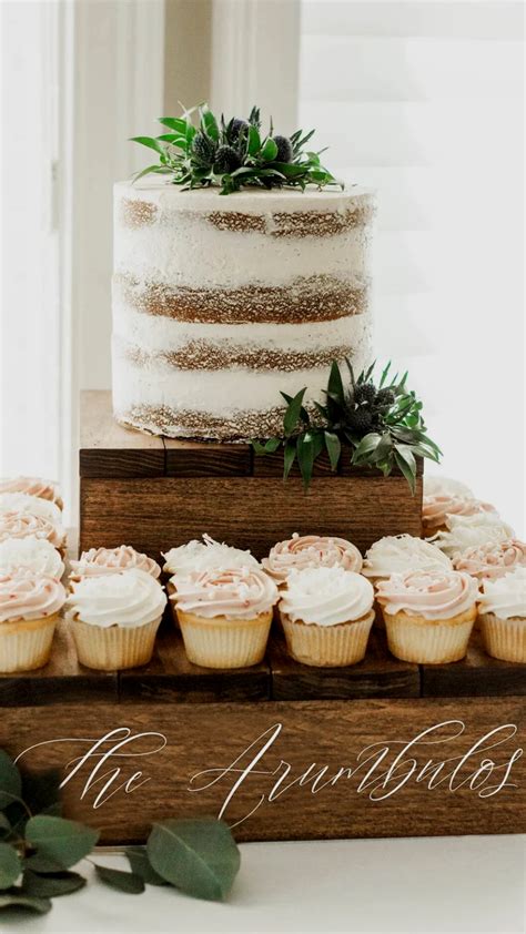 Rustic Cupcake Wedding Cakes