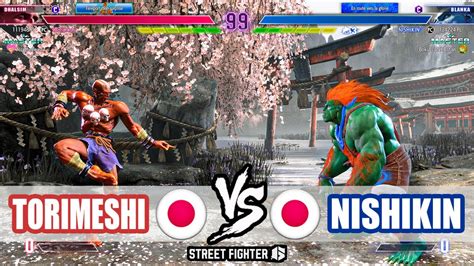 SF6 Torimeshi Dhalsim VS Nishikin Blanka Street Fighter 6 YouTube