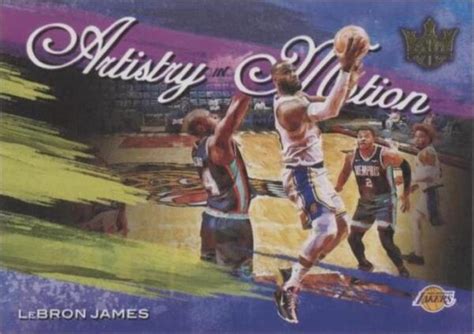 2020 21 Panini Court Kings Artistry In Motion 6 LeBron James For