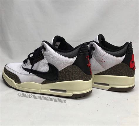 Air Jordan 3 ‘travis Scott Custom En 2022