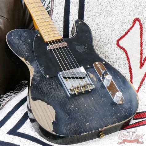 2023 Fender Custom Shop Greg Fessler Masterbuilt 1952 Ash Telecaster Relic Black Guitars