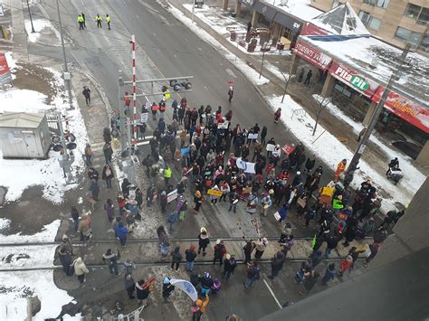 Protest at Richmond Train Tracks : r/londonontario