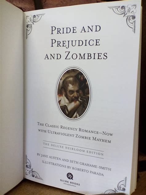 Pride and Prejudice and Zombies by Jane Austen and Seth Grahame-Smith ...