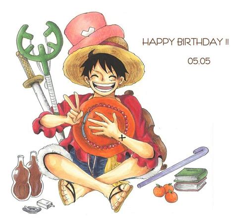 Happy Birthday Luffy 5 5 2018 One Piece Amino