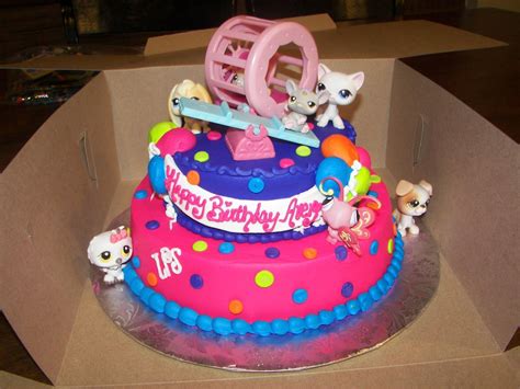 Little Girls Birthday Cakes Shelli Belli Cakes Littlest Pet Shop