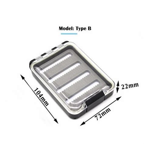 Fly Fishing Box Flybox Fly Storage Box Double Sided Floating Durable