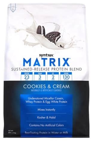 Купить Протеин SynTrax Matrix 5.0 Печенье со сливками 2270 г в кредит в ...