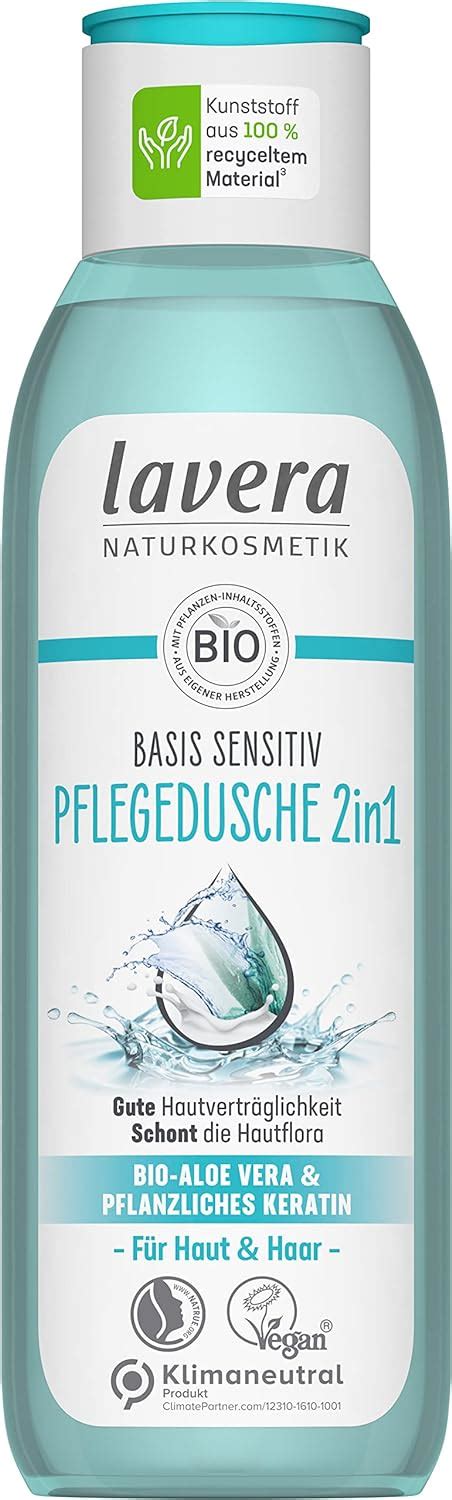 Lavera Pflegedusche Basis Sensitiv 2 In 1 Shampoo Duschgel Mit Bio