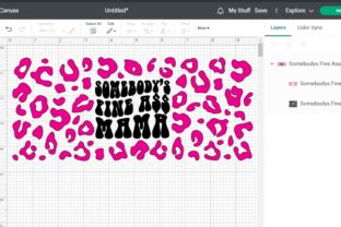 Somebodys Fine Ass Mama Svg 16oz Libbey Graphic By Rare Creative Fabrica