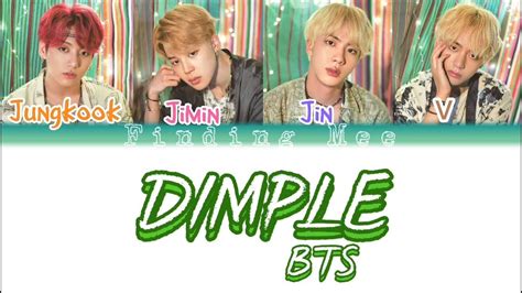 Bts Dimple Color Coded Lyrics Rom Ind Youtube