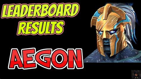 Mcoc Aegon Arena Round Leaderboard Results Youtube