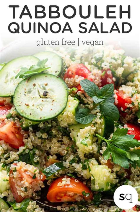 Quinoa Tabbouleh Salad {high Protein Vegan Lunch} Simply Quinoa