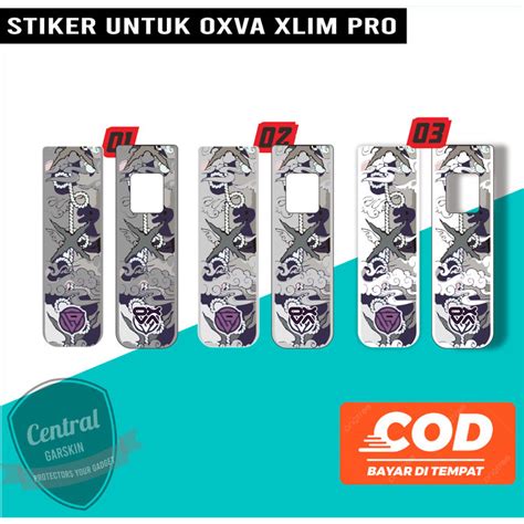 Jual Sticker Garskin Skin Oxva Xlim Pro Depan Belakang Xlim Pro Nika