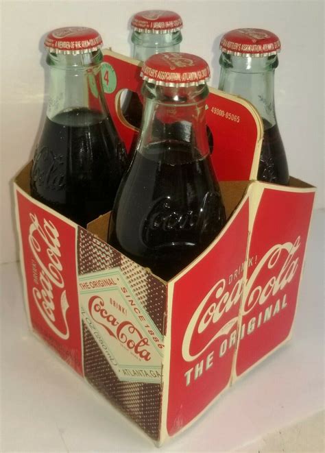 Coca Cola Circa 1900 Glass Bottles 4 Pack Limited Edition Unopened In