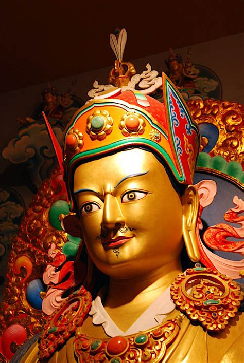 Buddha Weekly Guru Rinpoche Close Up Buddhism Buddha Weekly Buddhist