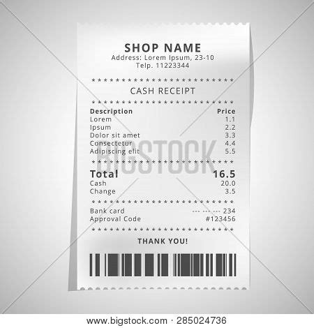 Realistic Paper Shop Vector Photo Free Trial Bigstock