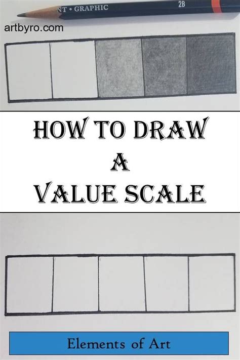 How to Draw a Value Scale | Value in art, Line art lesson, Easy art lessons