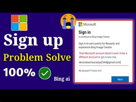 How To Sing Up In Bing Ai Image Generator L Microsoft Bing Ai Account