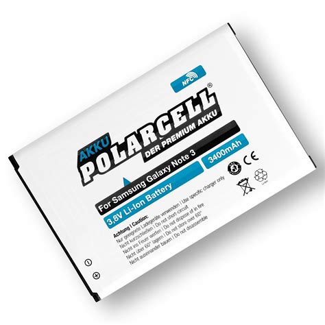 PolarCell NFC Battery For Samsung Galaxy Note 3 GT N9000