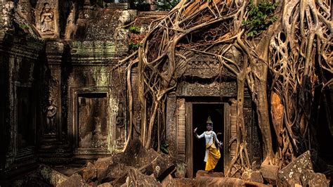 Ta Prohm The Ruin Temple With The Shadow Of Nature And Time Cambodia