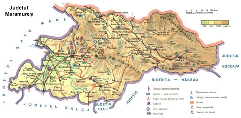 Judetul Maramures Harta Romaniei