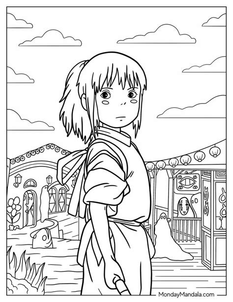 22 Studio Ghibli Coloring Pages Free PDF Printables Cartoon