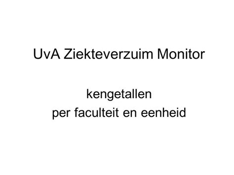 Vinger Aan De Pols Een Diagnose Van Het Ziekteverzuim In Het Wo Uulkje