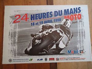 Poster Officiel Heures Du Mans Motos Affiche Aco Moto Le