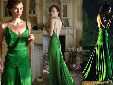 Misha Bridal Celebrity Dresses Keira Knightley Green Dress In Movie