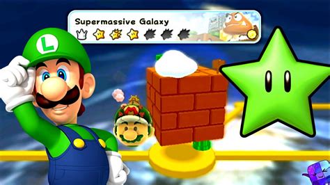 Super Mario Galaxy 2 All Green Stars 🌌 Supermassive Galaxy 100 Youtube