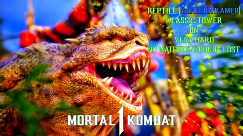 Mortal Kombat 1 Reptile Sareena Kameo Klassic Tower On Very Hard No