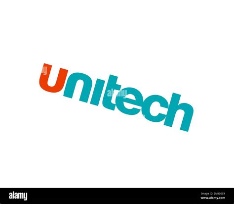 Unitech Group Rotated Logo White Background B Stock Photo Alamy