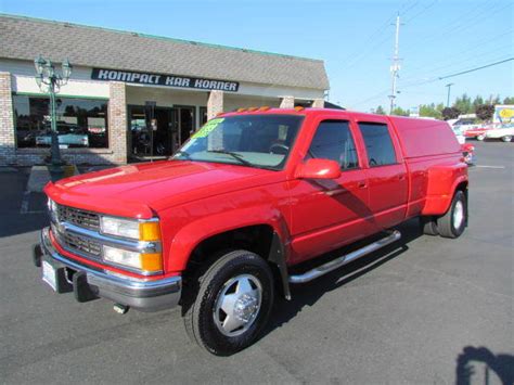 1997 Chevrolet Silverado 3500 4x4 Dually Crew Cab 65 Turbo Diesel 5 Speed Used Chevrolet Ck