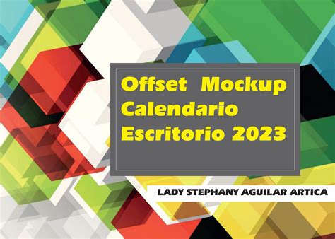 Mockup Calendario Escritorio 2023 By Lady Stephany Aguilar Artica Issuu