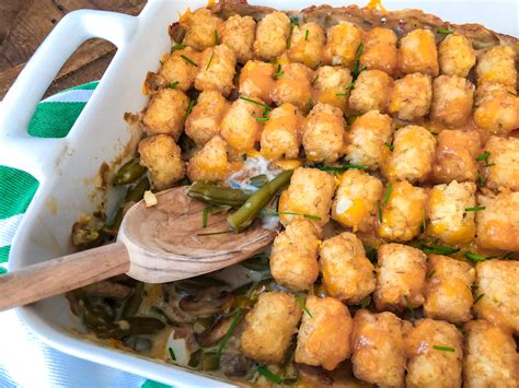 Easy Tater Tot Casserole Recipe With Green Beans Besto Blog