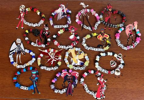 Hazbin Hotel Inspired Kandi Singles Etsy Canada In Diy Kandi