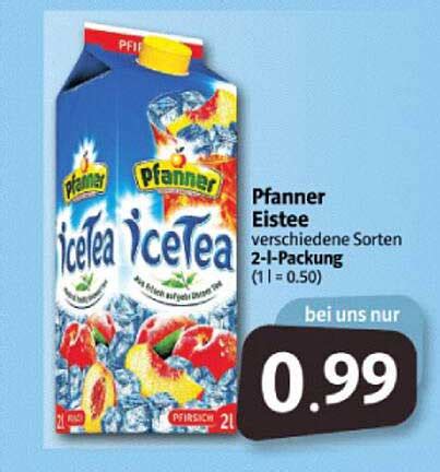 Pfanner Eistee Angebot Bei Markant Prospekte De