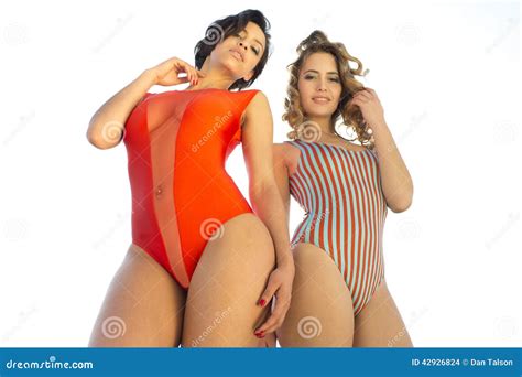Due Belle Donne Sexy In Bikini Fotografia Stock Immagine Di Amore Lesbica