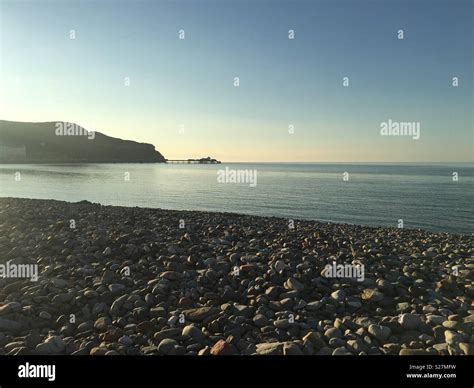 Llandudno beach sunset hi-res stock photography and images - Alamy