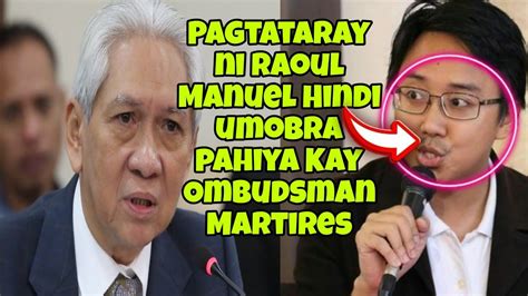 Ombudsman Martires Pinahiya Si Rep Manual Kasong Redtagging Sa Ilang