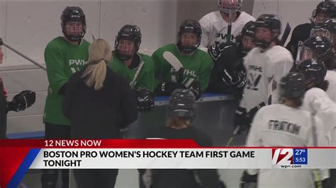 Boston S New Women S Professional Hockey Team To Play First Game YouTube